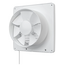 Осевой вытяжной вентилятор с сеткой и шнурком VentEurope CLASSIC 150 PS White, изображение [1] фото