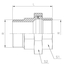 Cuplaj american inox 1 1/4 MF Genebre, 3 image