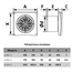 Ventilator de evacuare axial cu clapetă, senzor și temporizator DICITI AURA 4C MRH D100 Alb, 5 image