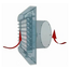 Ventilator axial de extragere cu jaluzele ERA EURO 4A D100 alb, 3 image