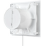 Ventilator de evacuare axial cu clapetă de sens și întrerupător ERA Quadro 4C-02 D100 Alb, 4 image
