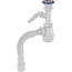 Sifon pentru bucătărie 1 1/2" x 40 cu evacuare pentru mașină de spălat cu tub flexibil 40x40/50