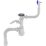 Sifon pentru bucătărie 1 1/2" x 40 cu evacuare pentru mașina de spălat și declansare cu furtun flexibil 40x40/50, Aquant, 8 image