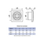 Ventilator de extracție axial cu plasă și temporizator ERA 6S ET D150 Alb, 9 image