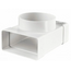 Conector tip T pentru canale plate cu ieșire rotundă Era 612ТФ10П 6х12 D100, 5 image