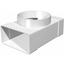 Conector tip T pentru canale plate cu ieșire rotundă Era 612ТФ10П 6х12 D100