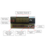 Indicator cu 2 semnale de intrare 48x96 Genebre, 2 image