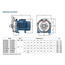 Pompă centrifugă Pedrollo CPm 150 ST4 0,75 kW, 3 image
