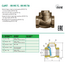 Ventil de reținere pivotant metalic 1 1/4" IVR, 2 image