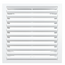 Grilă de ventilare din plastic ABS Era 2222PP 22x22 Alb, 2 image