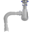 Sifon pentru bucătărie 1 1/2" x 40 cu tub flexibil 40x40/50, Aquant, 6 image