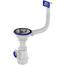 Sifon pentru chiuveta de 3 1/2''x40 cu declansare alb, Aquant