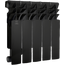 Биметаллический радиатор KUBBER KUB-350B/100 Black фото